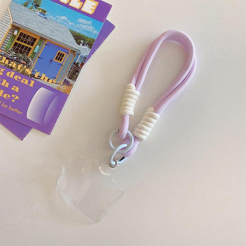 

Креативный плетеный шнурок для ключей для телефона, женский чехол, анти-потеряющийся узел, веревочный ремешок, автомобильные брелки, аксессуары для ключей своими руками