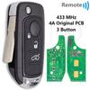 Great 2ADPXFI5AM433TX MQB48/4A Chip 433MHz SIP22 Flip Car Remote Control Key For Fiat 500X Egea Tipo Toro Crono 2016 2017 2018