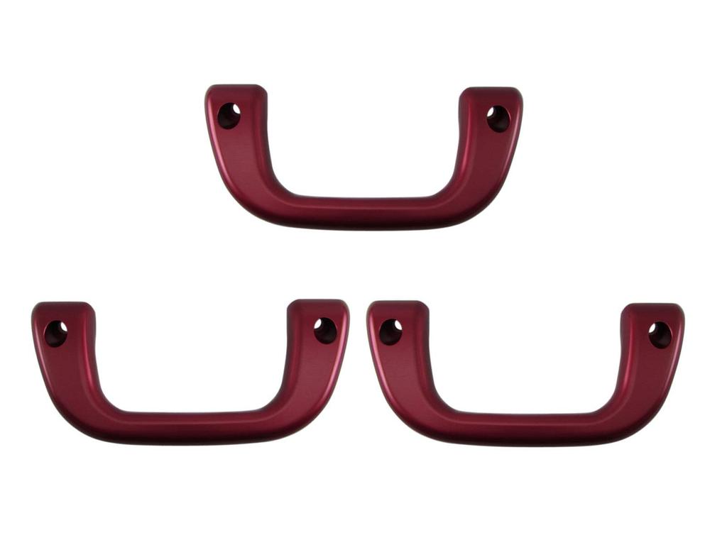 BRIGHTZ Assist Grips for Hijet Truck Set S Hijet Truck S500P/S510P, Red, 3-Piece [INT-GRIP-006-3PC], S500, S510, 500, 510,
