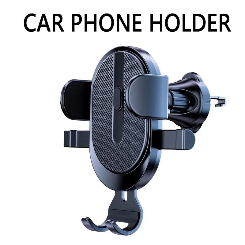 Universal Gravity Car Mobile Phone Holder Car Air Vent Hook Clip Mount Smartphone GPS Car Stand Bracket For iPhone Huawei Xiaomi