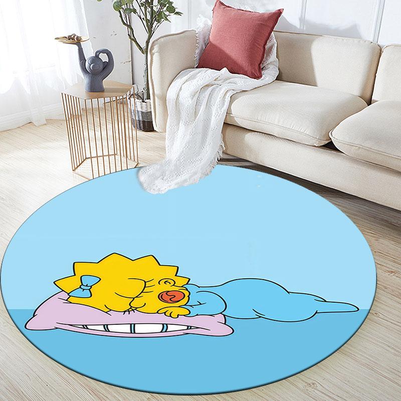 Maggie Pattern Round rug,Carpet Rug for Living Room Bedroom Playroom ,Non-slip Floor Mat,Holiday Gifts and Birthday Gifts.