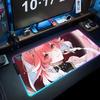 chang li Mouse Pad RGB Gaming Mousepad Big LED Pad PC Desk Mat Luminous Mouse Pad Large Keyboard Mats Table Rug With Backlit