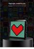 Programmable DIY Mecha-Style LED Pixel Screen: RGB Animation & Atmosphere Light for E-sports Desk.