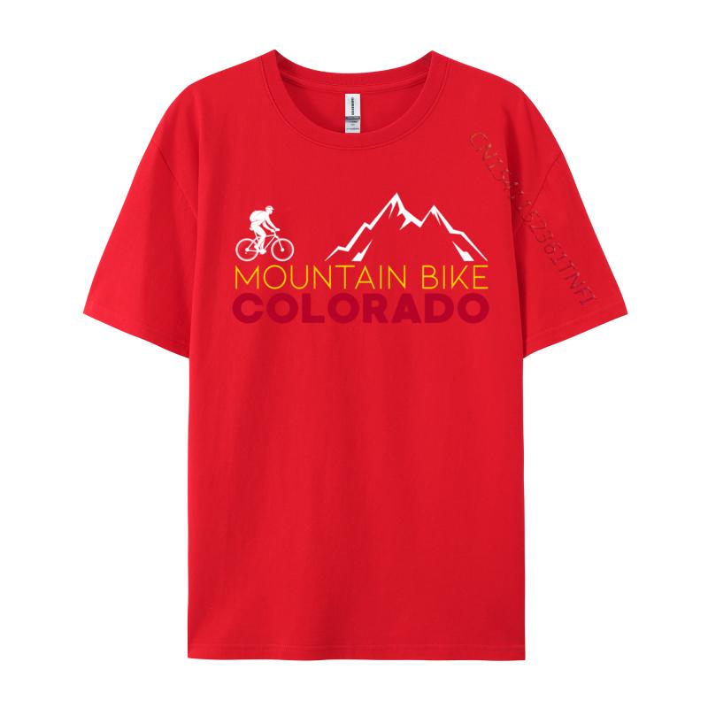 Colorado Mountain Bike Co Mtb T Shirt Design Labor Day Special All Cotton Mens Top T-Shirts Tops Tees Drop Shipping