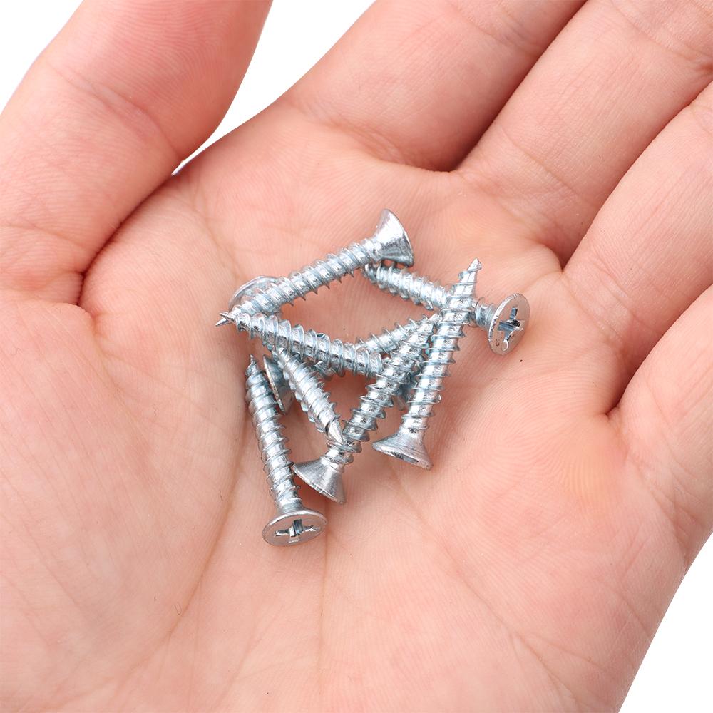 8 Sets Mirror Fasteners Screws Decorative Cap Stainless Steel Decor Screw Covers Mirror Fixing Nails Useful Furniture Hardware