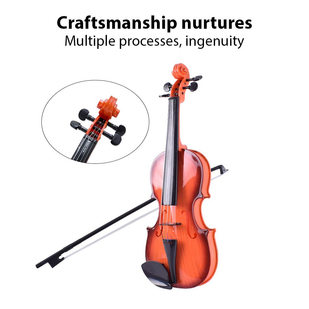 Simulated Violin Music Practice Violin for Beginners Violin Kit Musical Instrument Exquisite Workmanship Performance