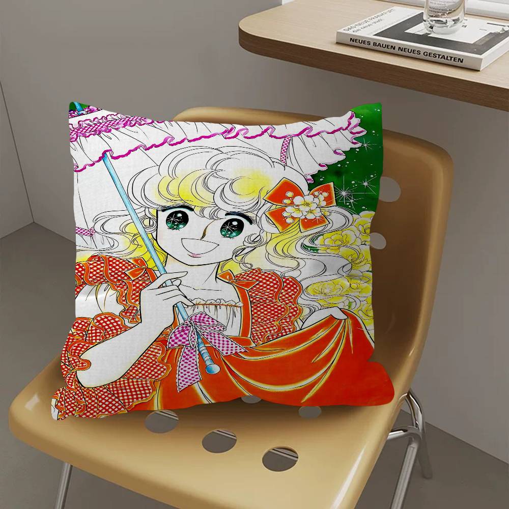 Anime Manga Candy Pillow Cushion Cover Pillowcase Living Room Sofa Home Decor Customized