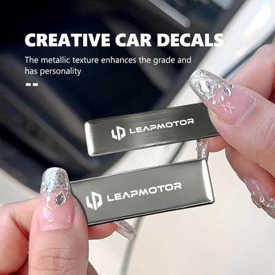 Samolepka na karoserii auta Hliníková slitina Znak Dekorace Samolepky na auto Pro Leapmotor 2022 2023 2021 T03 S01 C16 C11 C01 C10