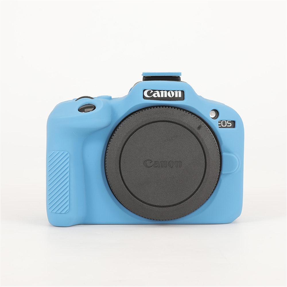R100 Mjukt Silikonskal Pansar Kamerahus Skydd för Canon EOS R100 Digital Kamera Skyddande Hud