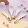 For Sanrio Ceramic Soup&rice Spoon Multi-Function Cartoon Scoop for Kids Porridge Soup Spoon Tableware Restaurant Kitchenware