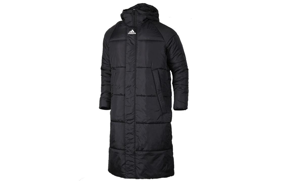 Adidas Parka Coats Men s Black Hooded Moderate DZ1436 XS
