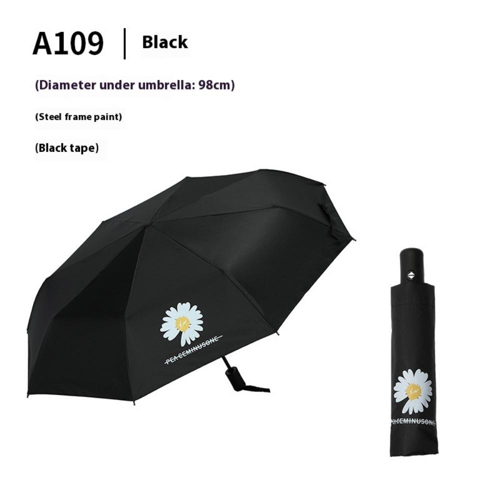 Outdoor-Sport, Anti-UV-Sonnenschirm, faltbar, Regenschirm, Blumenmotiv, winddicht, Sonnenschirm