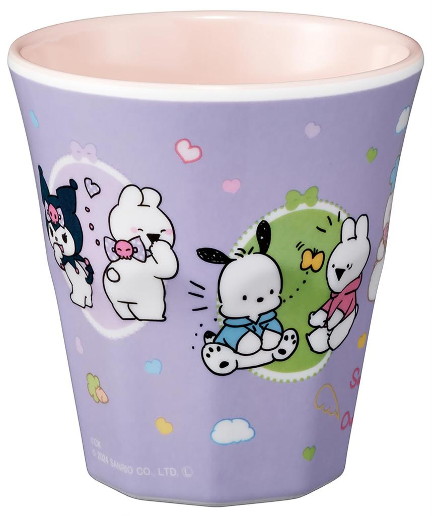 Skater Tumbler, 270ml, Melamine, Kids', Unbreakable, Sanrio All-Stars, Extremely Moving Rabbit, MTB2-A