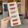 6-Piece Set Pearl/Black Bead Waist Adjustable Safety Pins, Elegant Pants Waist Cincher Brooch, Ideal for Daily Clothing Repair