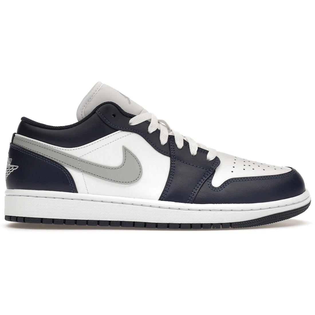 

Кроссовки Jordan 1 Low Серый волк Полуночный синий(553558-141) 44.5