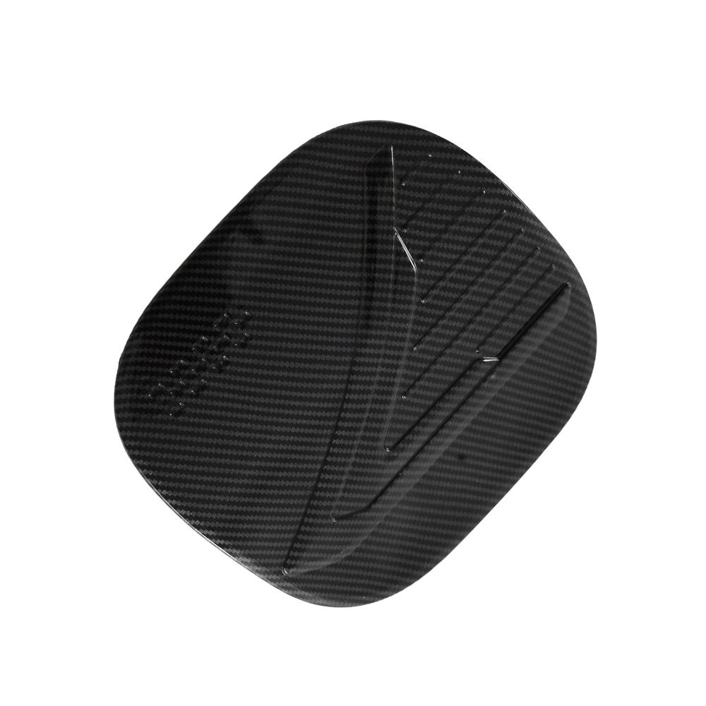 Для Nissan Qashqai J11 Черная декоративная накладка на лючок бензобака из углеродного волокна, Автоаксессуары