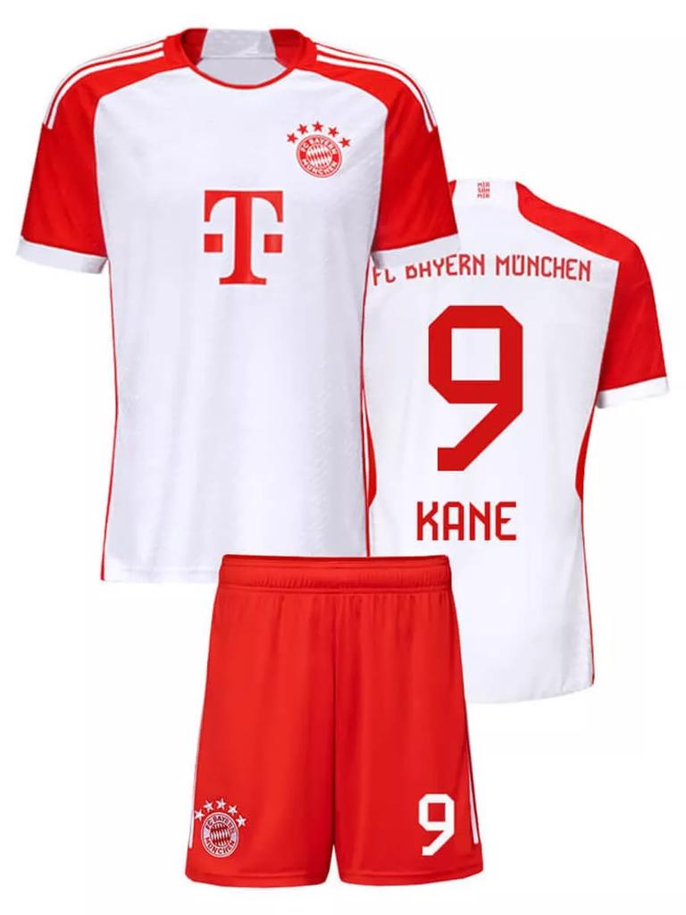 Kane Bayern München Voetbalshirt 2023-2024 #9 Champions League editie Voetbalshirts Trainingspak Set