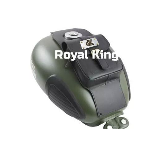 BLACK "TANK STRAP BAG " FIT FOR ROYAL ENFIELD Old Classic 350/500