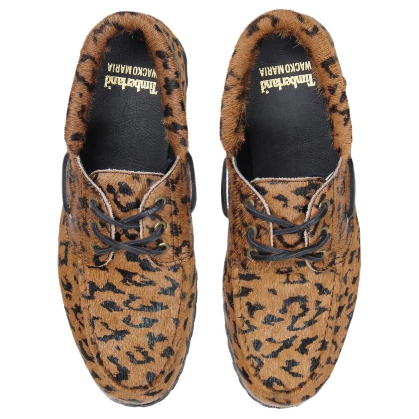 Timberland X Wacko Maria 3-Oko Klasické Lugs Pohodlný Střih Lodní Boty Pánské Teniska Hnědá Leopard A44YF-AHC
