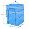 45 * 45 * 65cm Folding 4 Layers Fish Mesh Hanging Drying Net Food Dehydrator Fish Vegetable Dryer Net