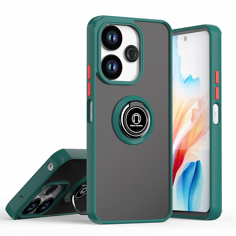 Hard PC Shockproof Funda For Xiaomi Redmi 13C 13 4G 5G Case Ring Kickstand Car Magnetic Phone Cover for Redmi13 13 C Armor Matte