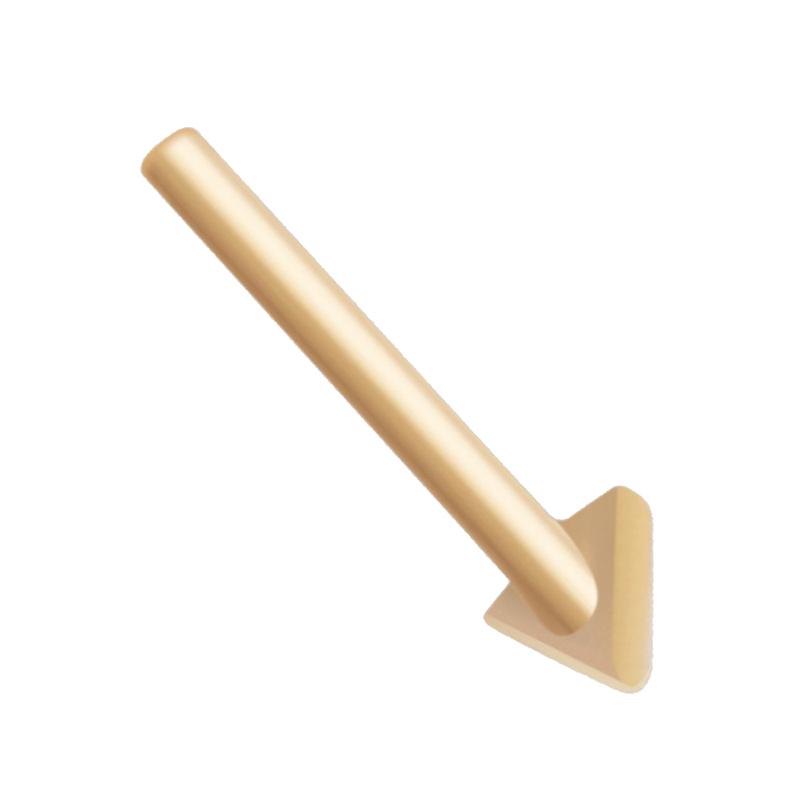 Set 3 buc Vârfuri pentru ciocan de lipit Cupru Cap triunghiular de netezire Vârfuri de schimb pentru 80 wați Instrument de reparare sudor plastic