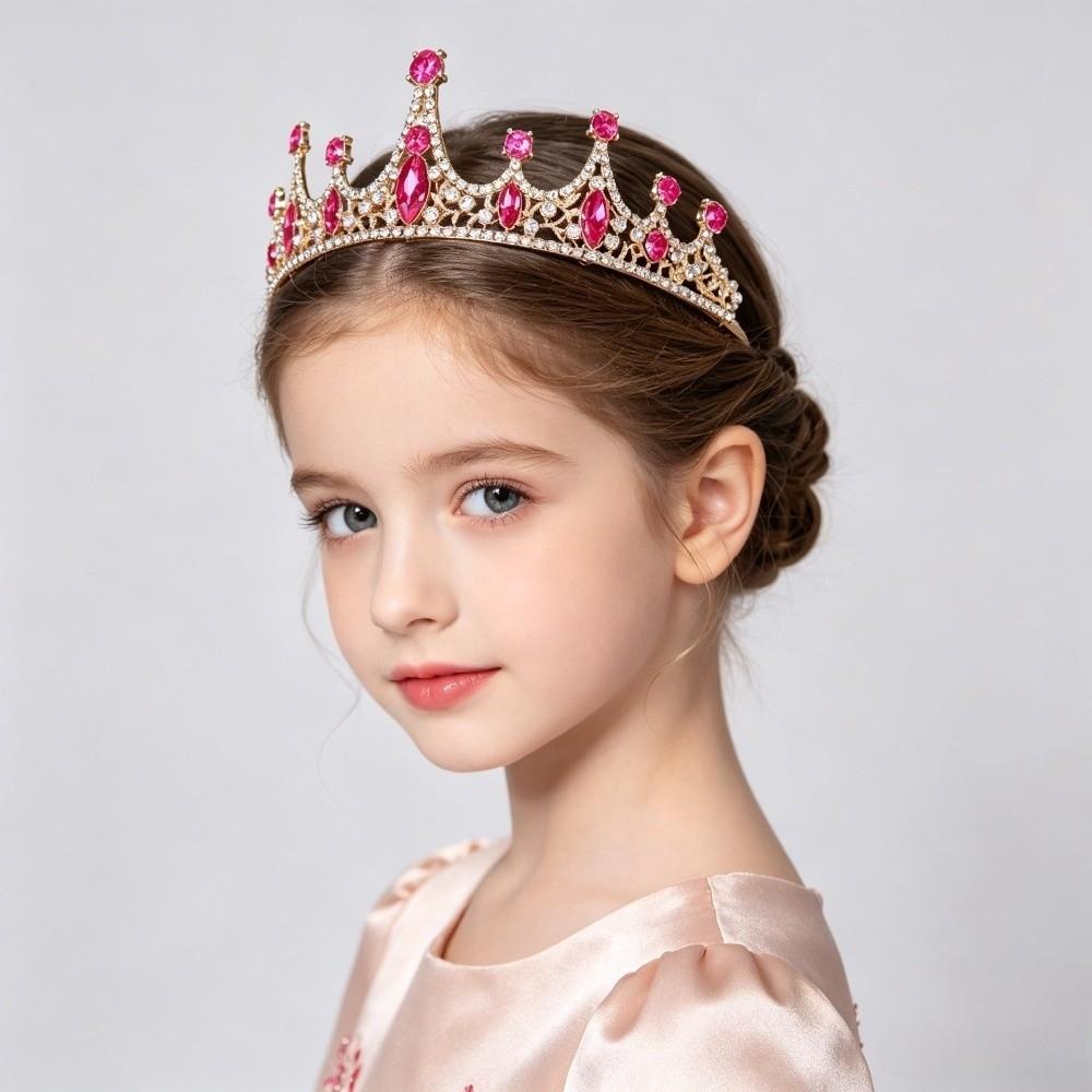 Photography Props Crystal Tiaras Rhinestone Bride's Crown Prom Dress Headband Hair Accessories