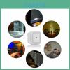 Creative Square Led Night Light With Light Sensor For Modern Bedrooms