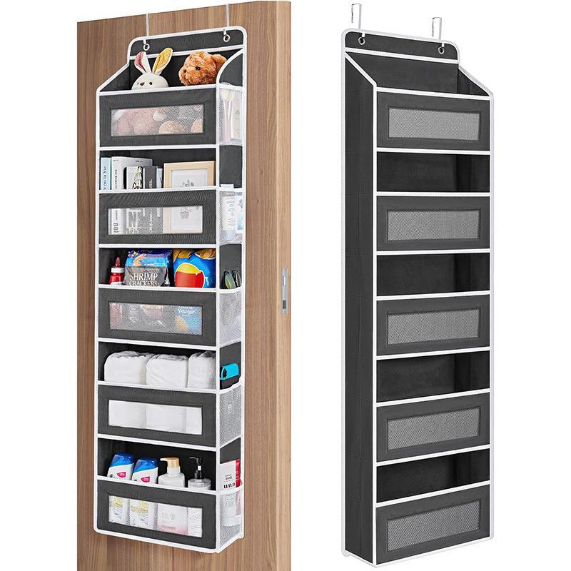 6-Layer Foldable Non-Woven Fabric Hanging Storage Bag for Dormitory and Door