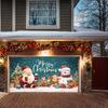 Garage Door Banner Christmas 13x6ft Holiday Decorations Christmas Photography Backdrops for Garage Door Party Porch Yard Wall