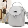 Chic Mini Shoulder Bag, Lightweight Nyl Crossbody Bags with Adjustable Strap, Stylish Multiple Pockets Phe Wallet for Daily