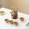 Portable Outdoor Camping Tea Set: Car-mounted Teapot and Teacups for Kung Fu Tea Brewing