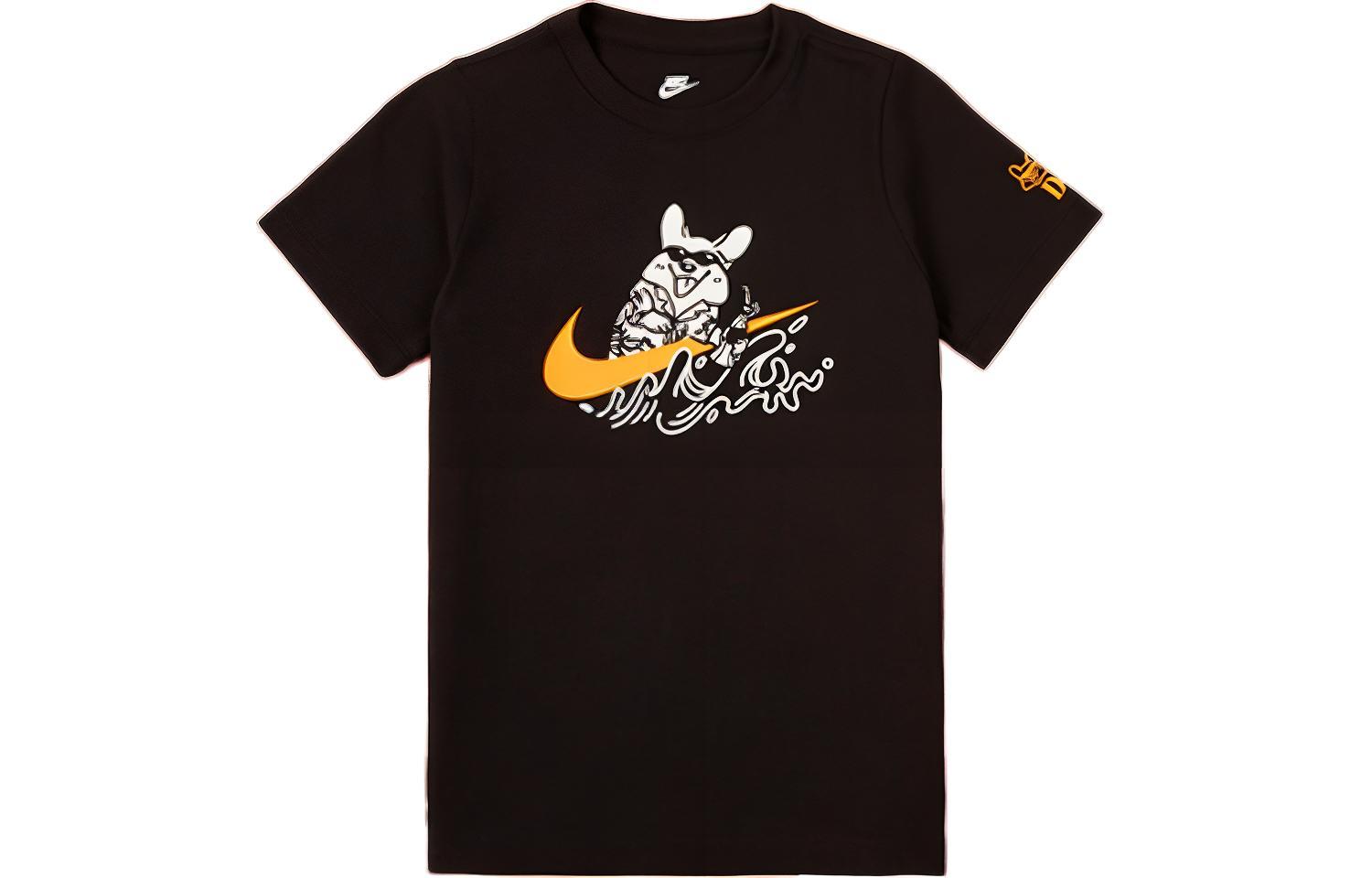 

Nike Kids T Shirts Crew Neck Moderate FV1132-010 M