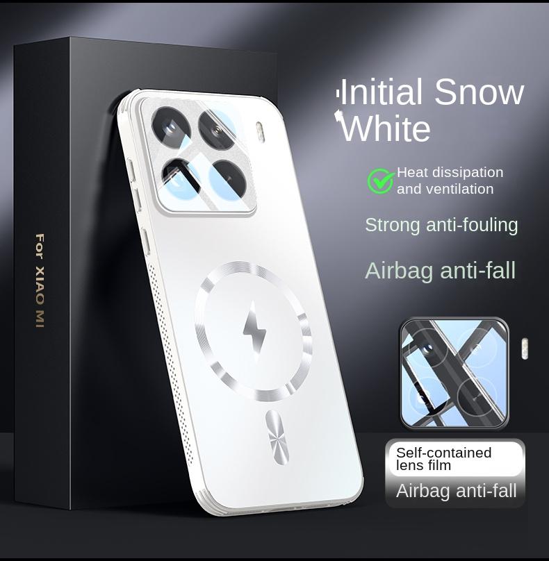 Pro Xiaomi Mi 15 Pro Pouzdro Tvrdé Matné Magnetické bezdrátové nabíjení Ochranný Kryt na Zadní stranu objektivu Pouzdro Pro Xiaomi Mi 15 14 13 Pro Skořepina