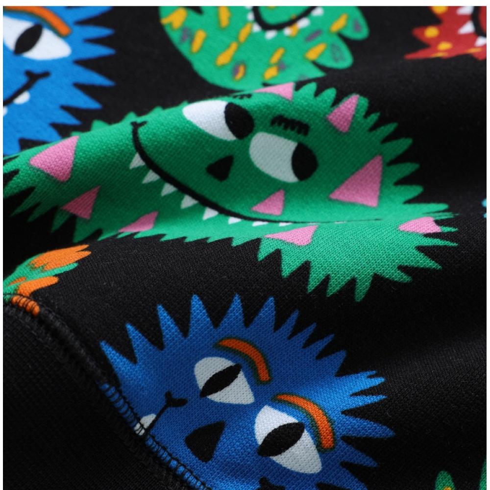 Stella Mccartney Tt4r20 Z1393 930mc Monster Logo Print Kids Sweatshirt