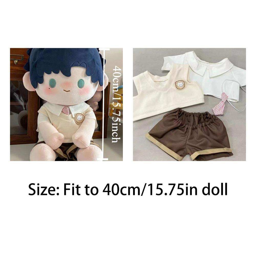 Necktie Idol Plush Doll Clothes Shirt 40CM Doll Plush Toys Clothing  Girls