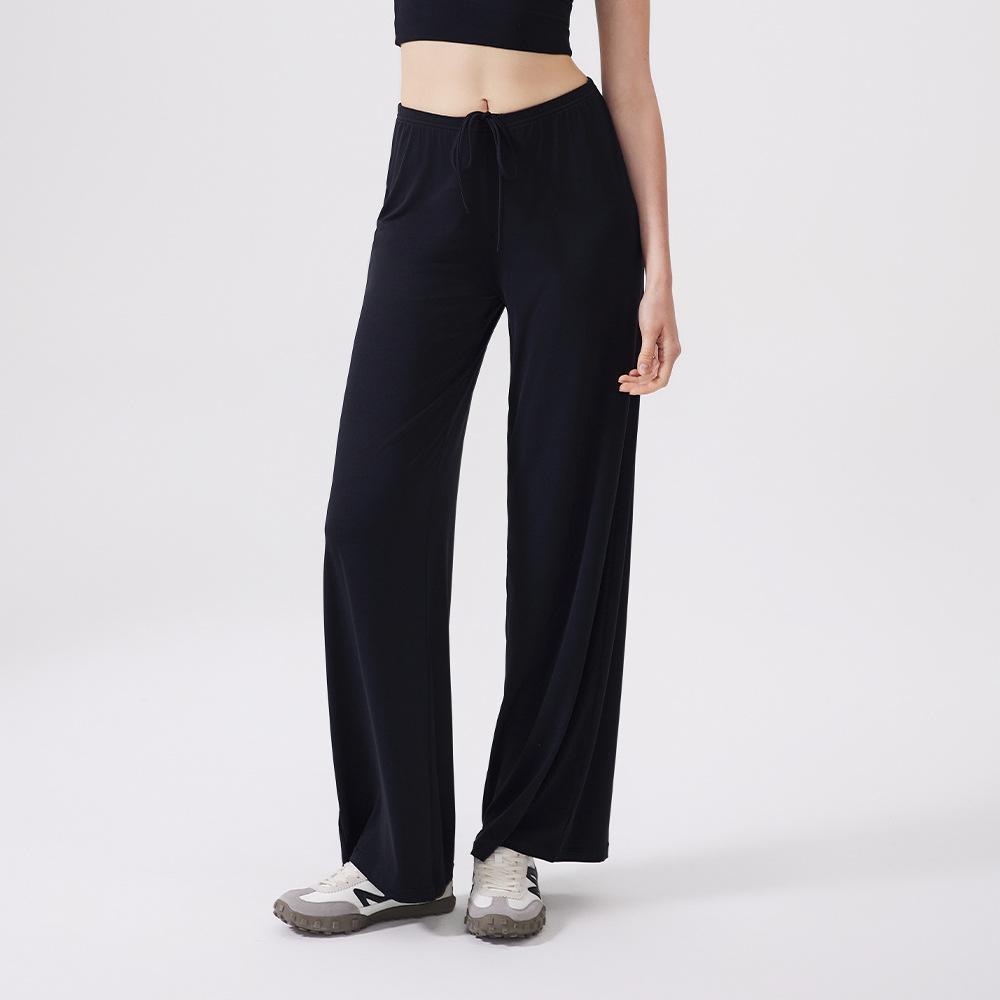Sweatpants Cool Wide-leg Sports Trousers Antibacterial Loose and Thin Hanging Outdoor Running Yoga Pants Straight-leg Trousers