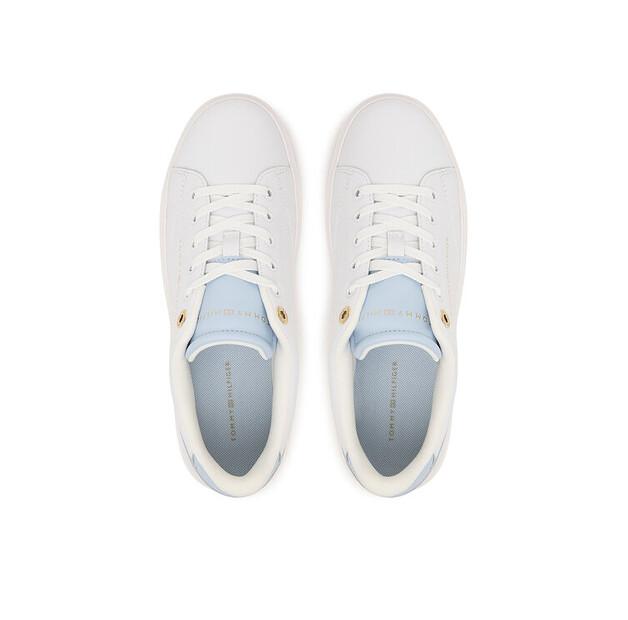 Tommy Hilfiger Th Feminine Cupsole Leather Sneakers