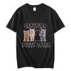 Fashion T-shirt Street Casual Vintage T-shirts Funny CerTified Pussy Lover Meme Cat Graphic T Shirt Harajuku Aesthetic Clothes