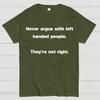 They Are Not Right Unisex 100% Cotton Summer Casual Cool Loose T-Shirt