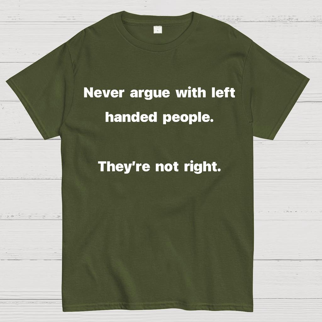 They Are Not Right Unisex 100% Cotton Summer Casual Cool Loose T-Shirt