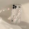 Small Fresh Floral Iphone14pro Max IPhone Case 13 Bracelet 11 Suitable for 16 Lanyard 15 Transparent