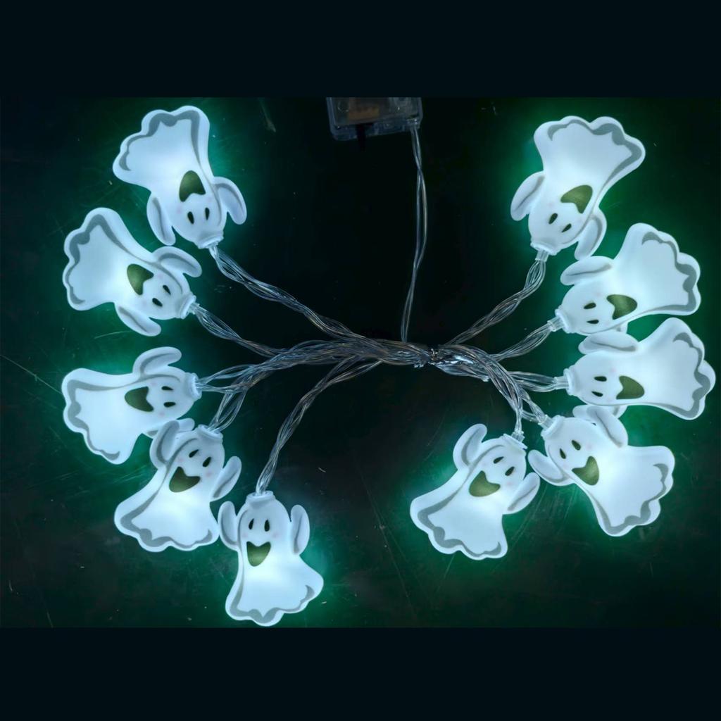 Halloween String Lights Ghosts For Home Decor Indoor Party Holiday 59inch