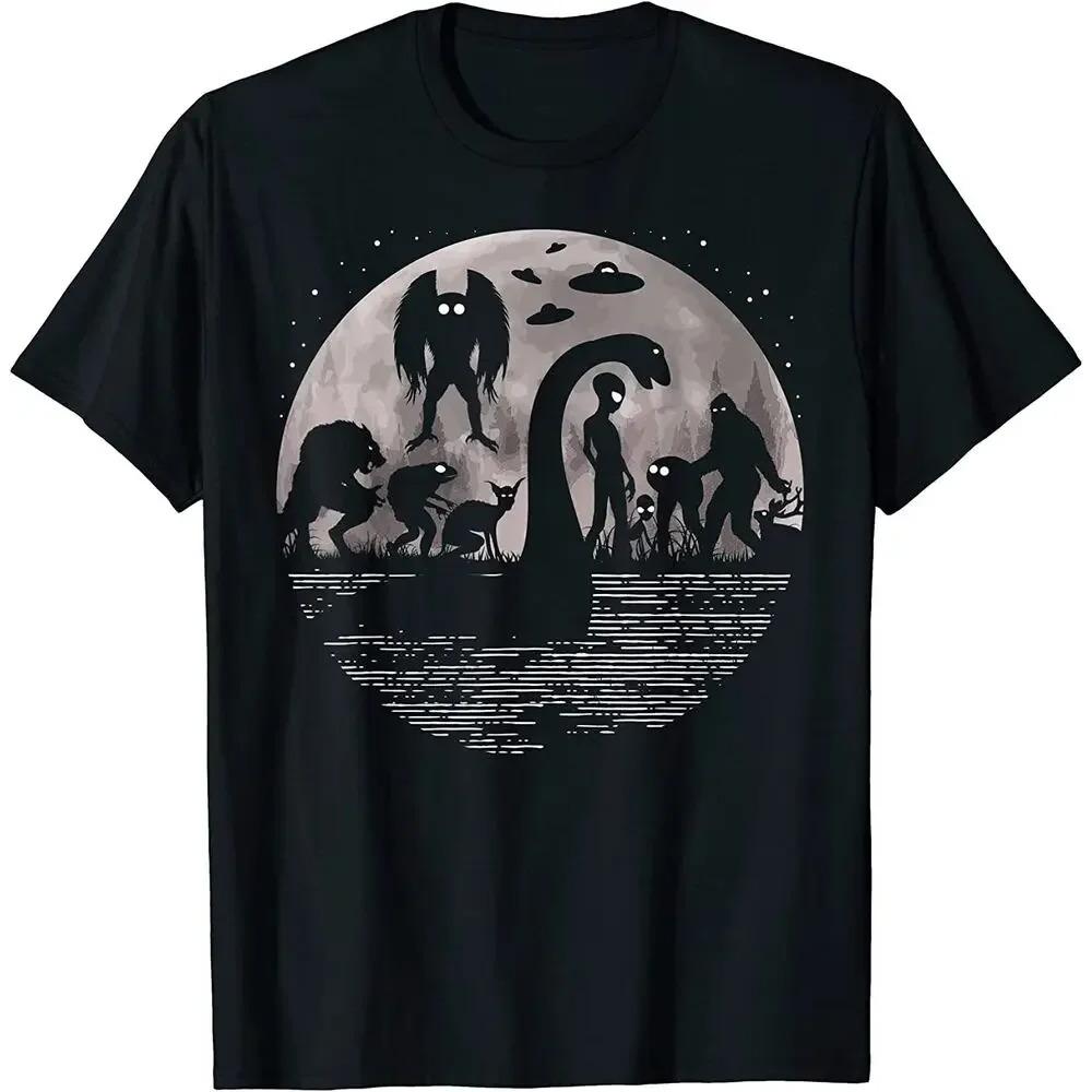 Bigfoot Loch Ness Mothman Alien Funny Cryptid T-Shirt
