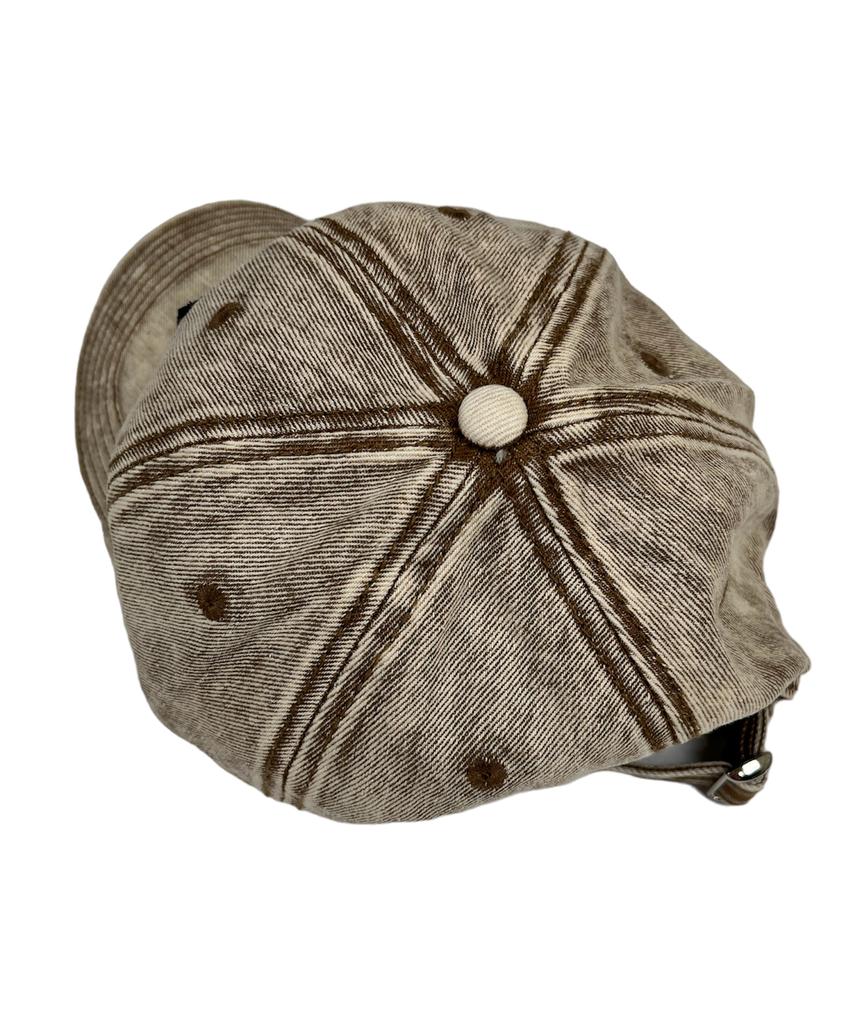 SK8ER ROCK Dirty Pigment Ball Cap Brown