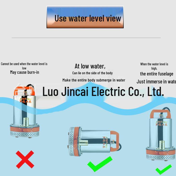 Submersible Pump for Electric Vehicles & Agricultural Irrigation - 12V/24V/48V/60V/72V