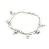 Les Trésors De Lily [G1733] - Silver Bracelet 'Sissi' White Gray