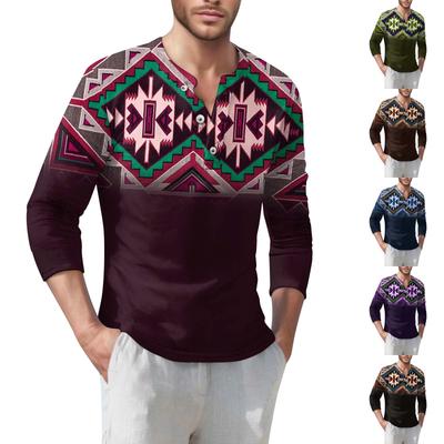 Herren T-Shirt Street Casual Fashion Langarmshirt