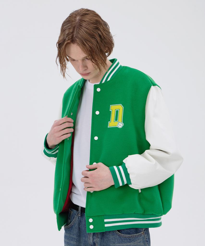 Dysfunct D Logo Stadium Jacket (Green)