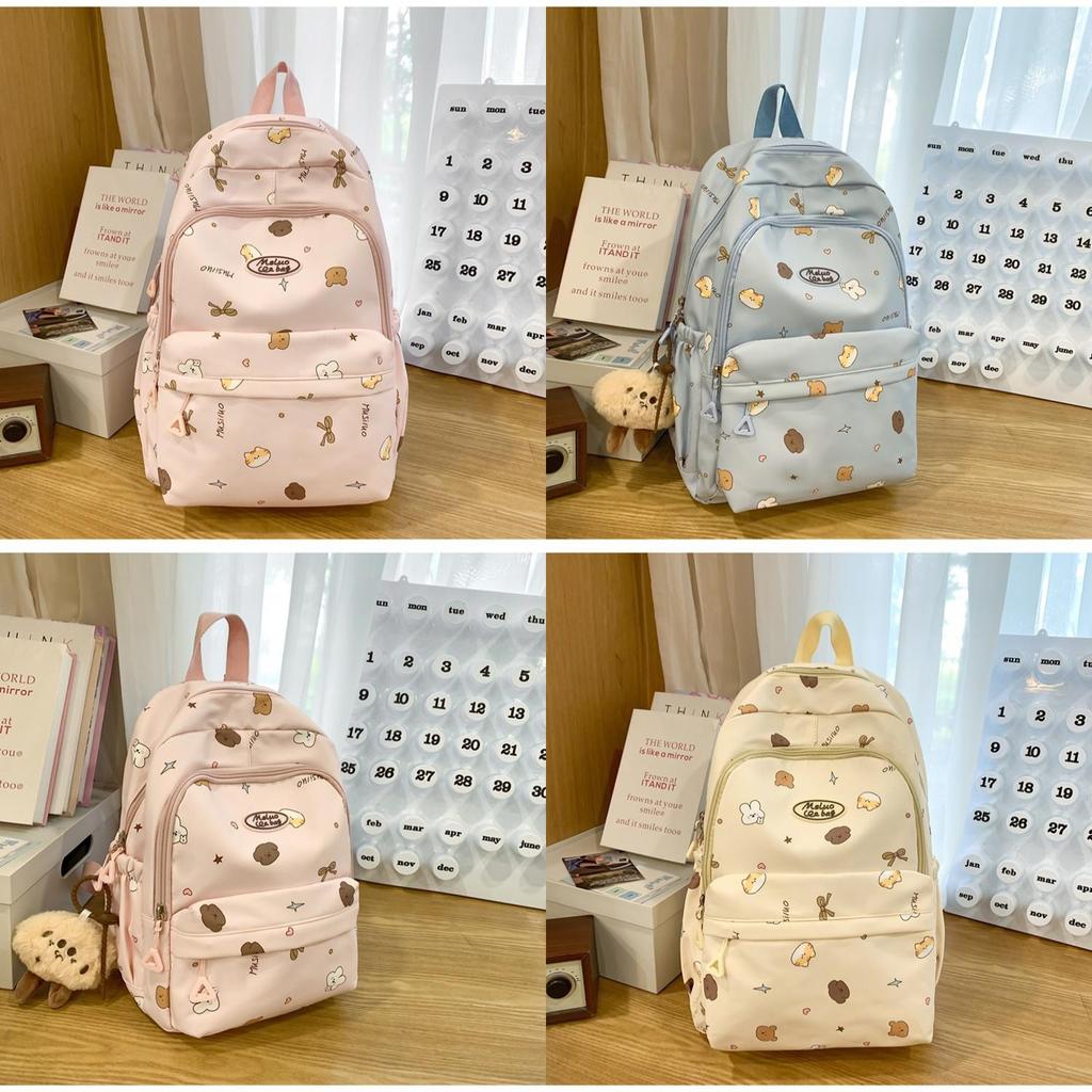 Girl School Backpack With Nylon Material And Laptop Compartment For Education Use